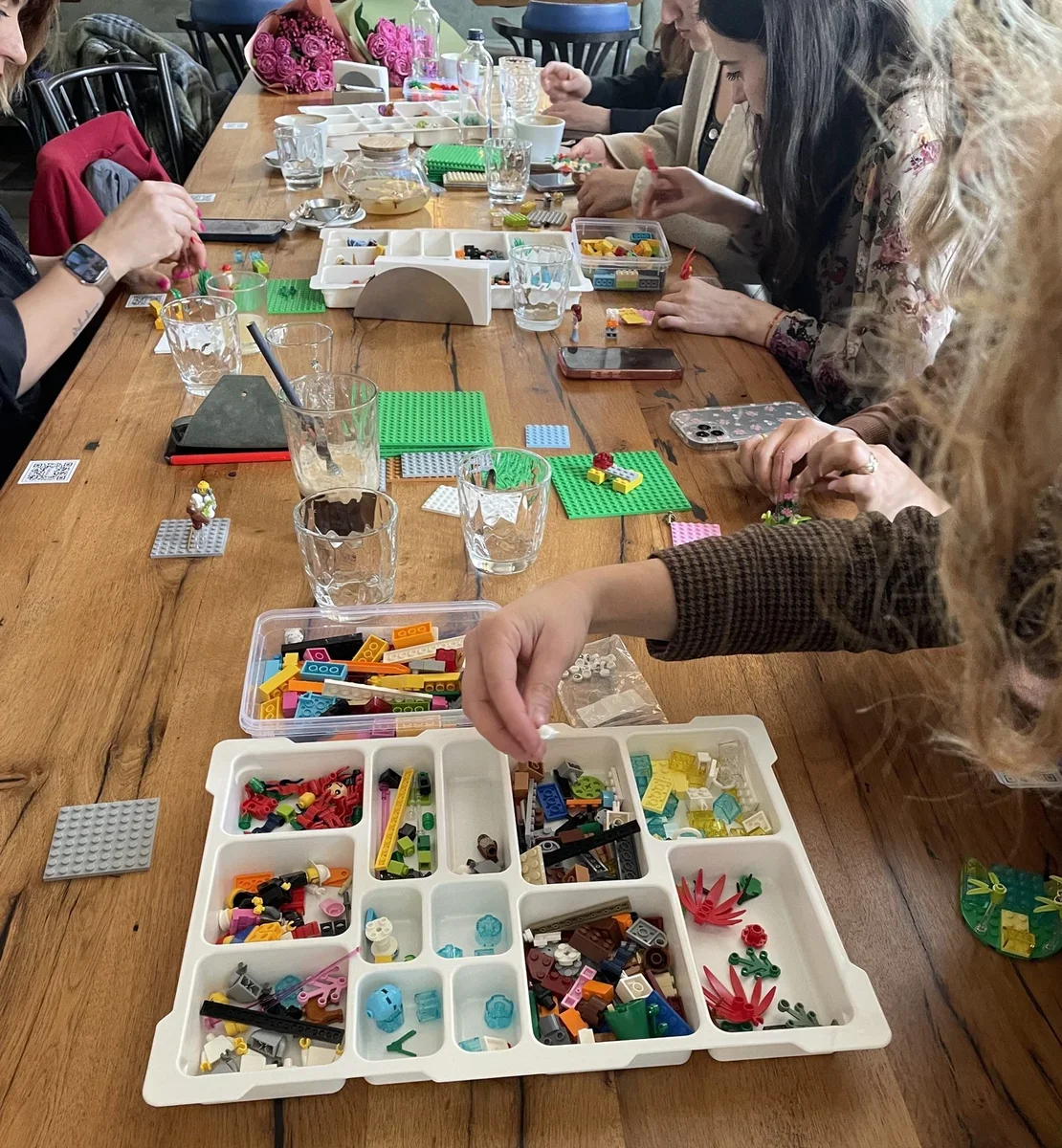 A team in a LEGO Serious Play workshop
